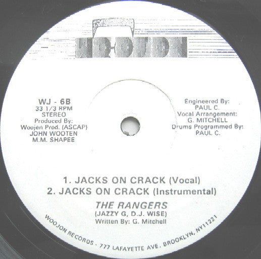 The Rangers : I'm Hot / Jacks On Crack (12")