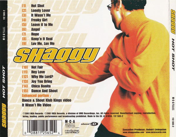 Shaggy : Hot Shot (CD, Album, Enh)