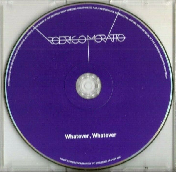 Rodrigo Moratto : Whatever, Whatever (CD, Single)