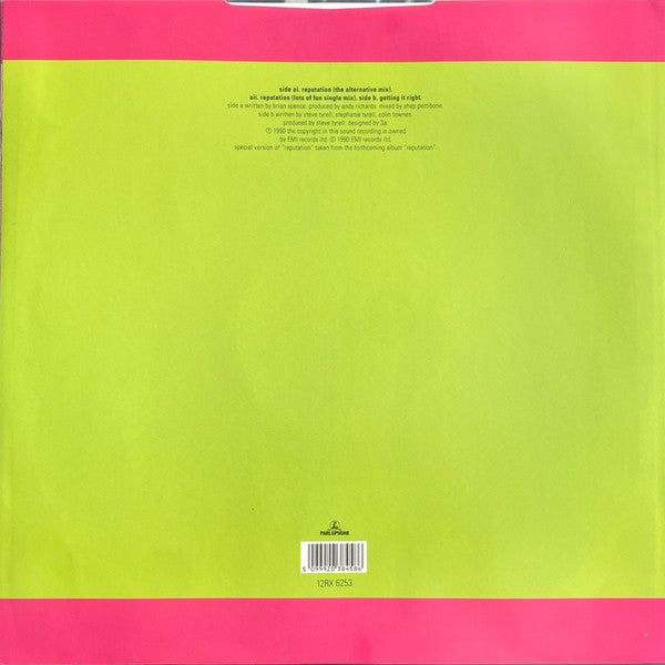 Dusty Springfield : Reputation (Special Version) (12", Single)