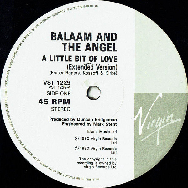 Balaam And The Angel : A Little Bit Of Love (12")