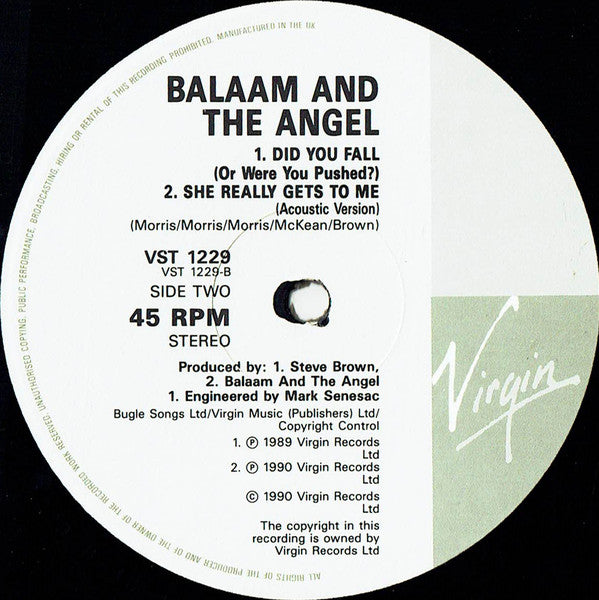 Balaam And The Angel : A Little Bit Of Love (12")