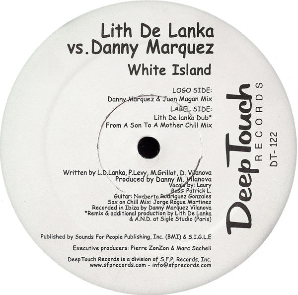 Lith De Lanka vs. Danny Marquez : White Island (12")