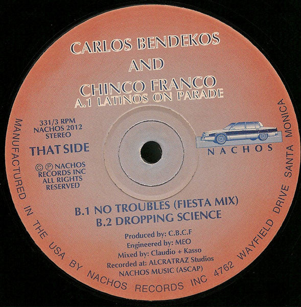 Carlos Bendekos And Chinco Franco* : Dropping Science EP (12", EP)