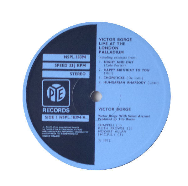 Victor Borge (2) : Victor Borge Live At The London Palladium (LP, Album)
