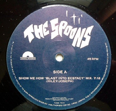 The Spoons : Show Me How (12")