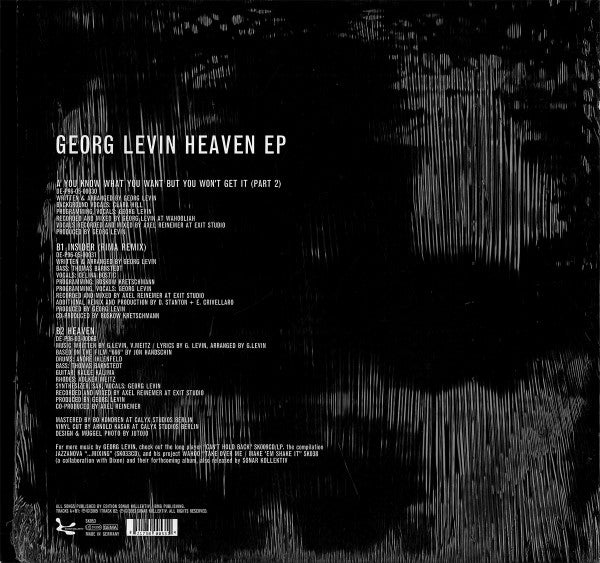 Georg Levin : Heaven EP (12", EP)