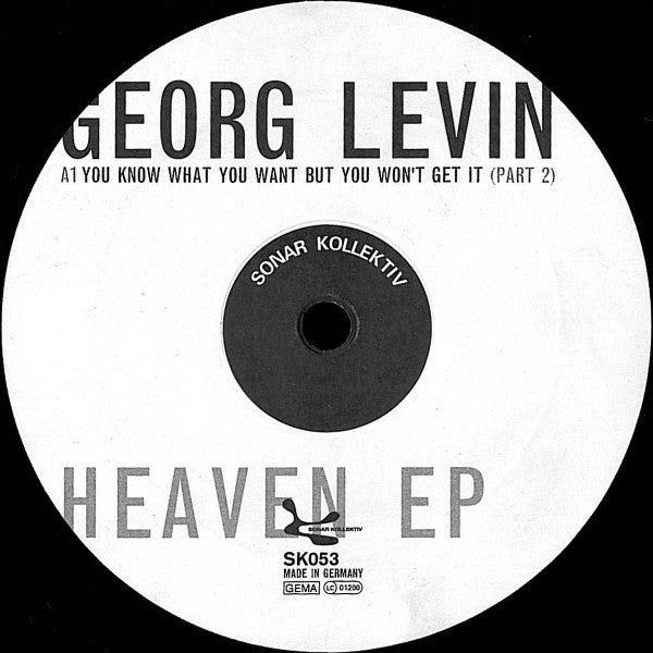 Georg Levin : Heaven EP (12", EP)