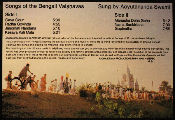 Acyutananda Swami : India (LP, Eng)