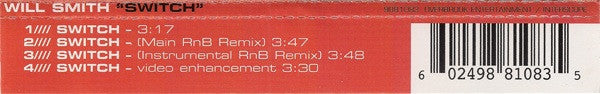 Will Smith : Switch (CD, Single, Enh)