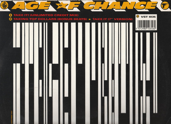 Age Of Chance : Take It! (12")