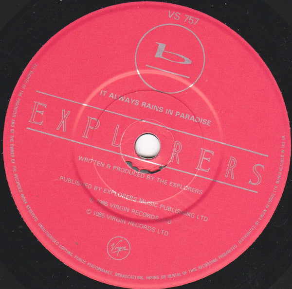 The Explorers (2) : Two Worlds Apart (7", Single)