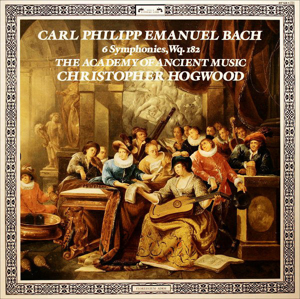 Carl Philipp Emanuel Bach - The Academy Of Ancient Music, Christopher Hogwood : 6 Symphonies, Wq. 182 (LP, Album, RE, RM)