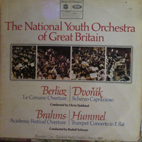 National Youth Orchestra Of Great Britain : 'Le Corsaire' Overture, Scherzo Capriccioso, Academic Festival Overture, Trumpet Concerto In E Flat (LP)
