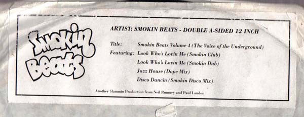 Smokin Beats : Smokin Beats Volume 4 (The Voice Of The Underground) (12")