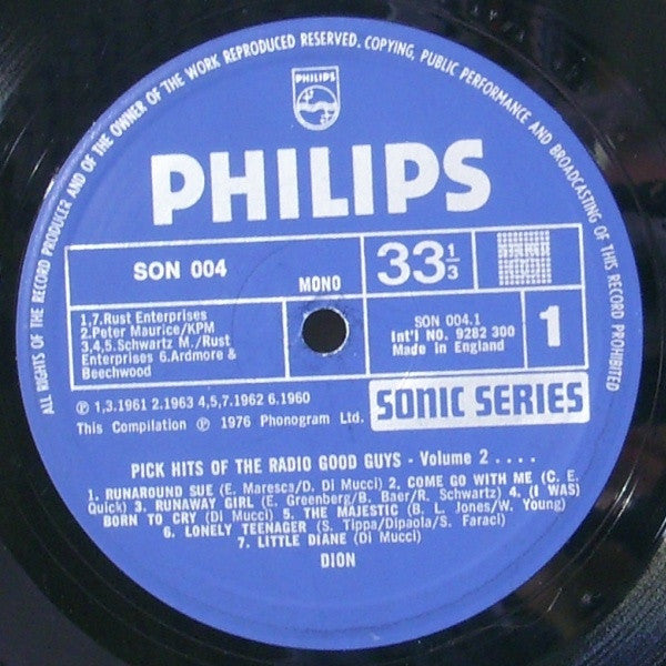 Dion (3) : Dion's Greatest Hits (LP, Comp)