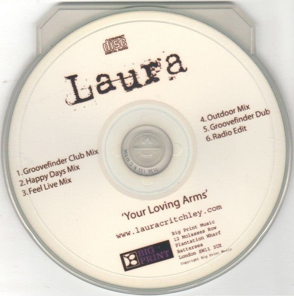 Laura Critchley : Your Loving Arms (CDr)