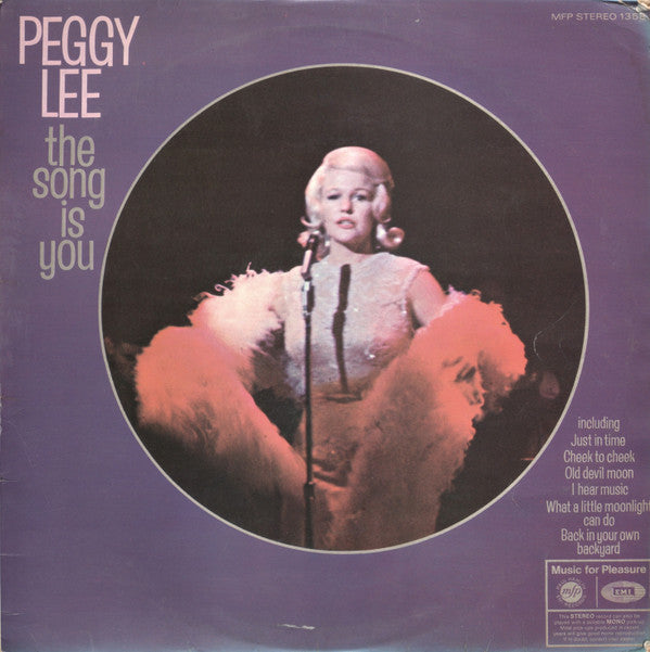 Peggy Lee : The Song Is You (LP, Album, RE)