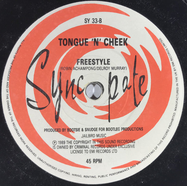 Tongue N Cheek : Encore (7", Single)