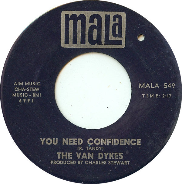 The Van Dykes : You Need Confidence (7")