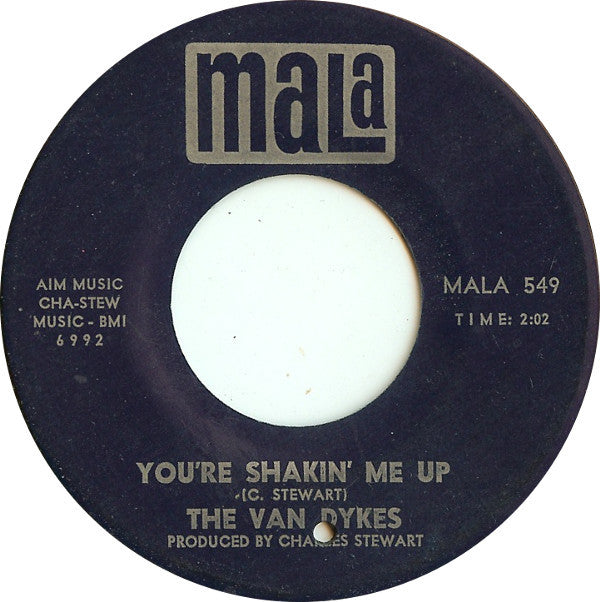 The Van Dykes : You Need Confidence (7")