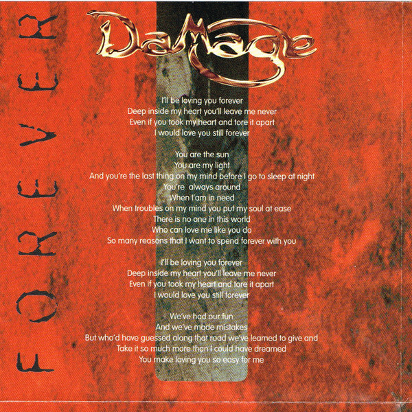 Damage : Forever (CD, Single, CD2)