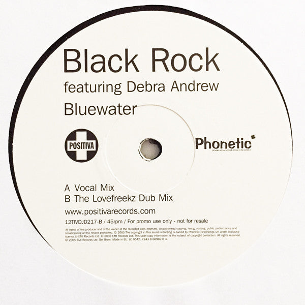 Black Rock : Bluewater (2x12", Promo)