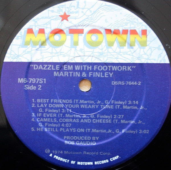 Martin And Finley : Dazzle 'Em With Footwork (LP)