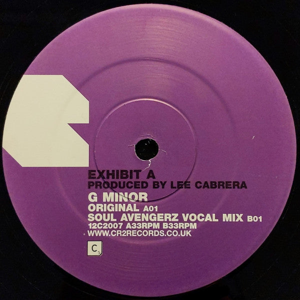 Exhibit A (2) : G Minor (12")