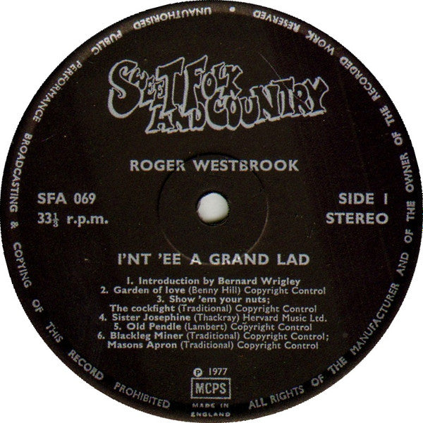 Roger Westbrook : I'nt 'Ee A Grand Lad (LP)