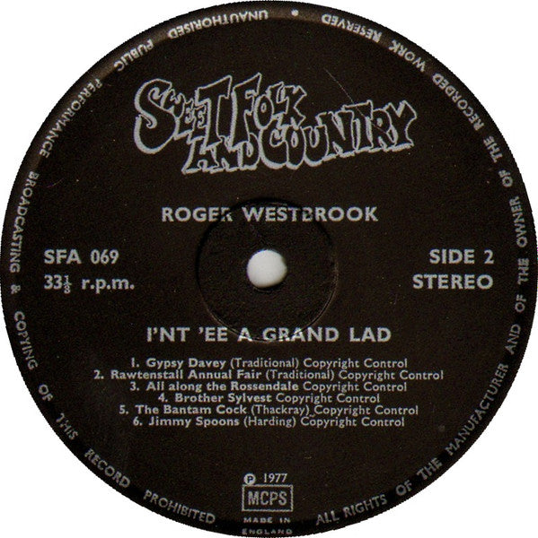 Roger Westbrook : I'nt 'Ee A Grand Lad (LP)
