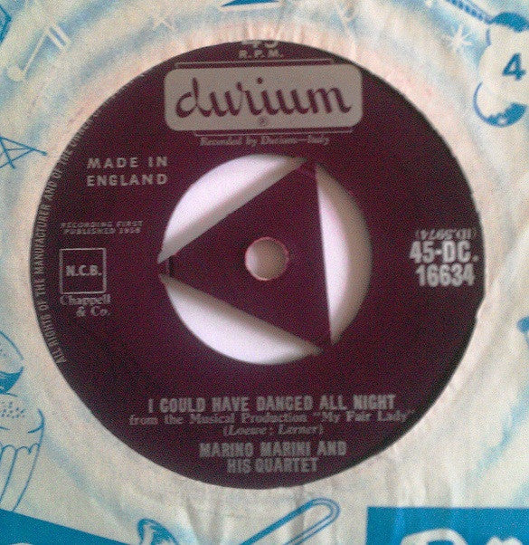 Marino Marini Ed Il Suo Quartetto : I Could Have Danced All Night / Saunabad (7")