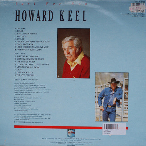 Howard Keel : Just For You (LP, Comp)