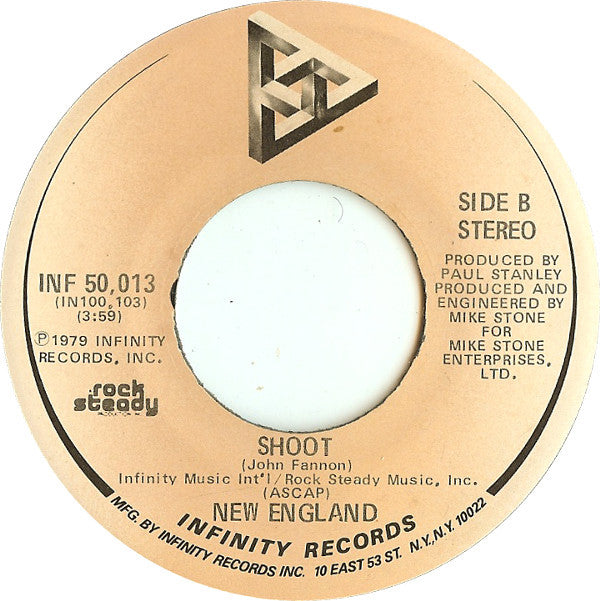 New England : Don't Ever Wanna Lose Ya / Shoot (7", Single)