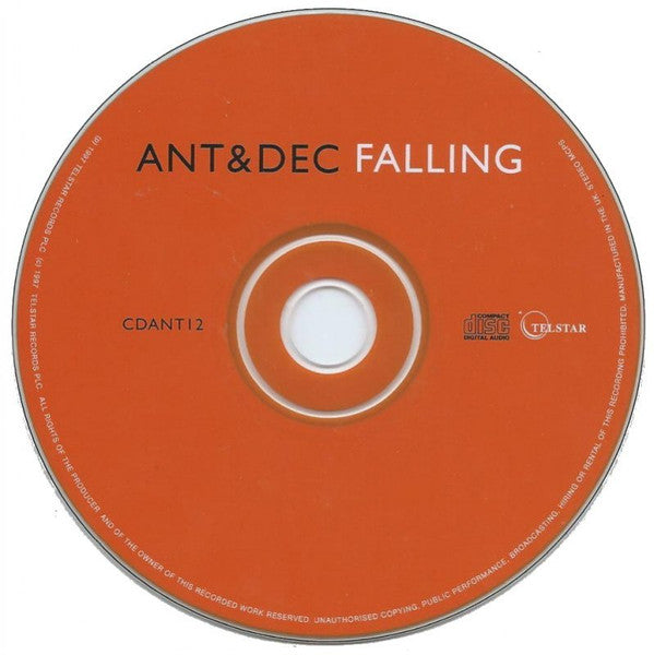 Ant & Dec : Falling (CD, Single, Ltd)