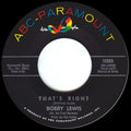 Bobby Lewis : That's Right (7")