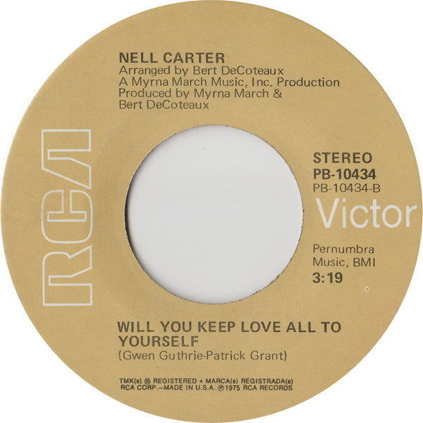 Nell Carter : The Morning After (The Night Before) (7", Single)