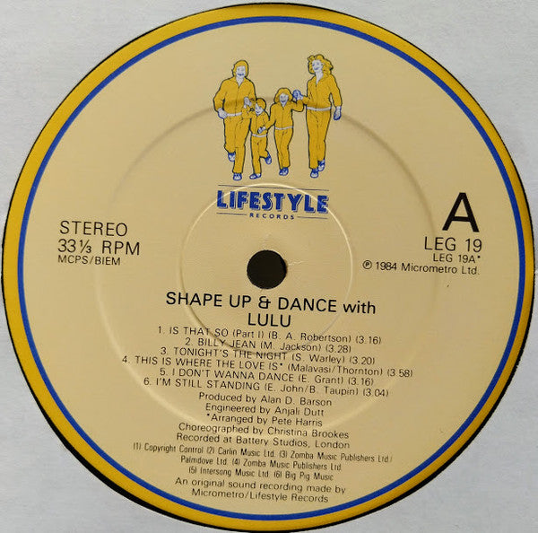 Lulu : Shape Up & Dance Volume 6 (LP, Album)