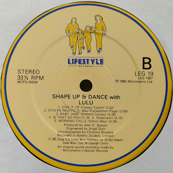 Lulu : Shape Up & Dance Volume 6 (LP, Album)