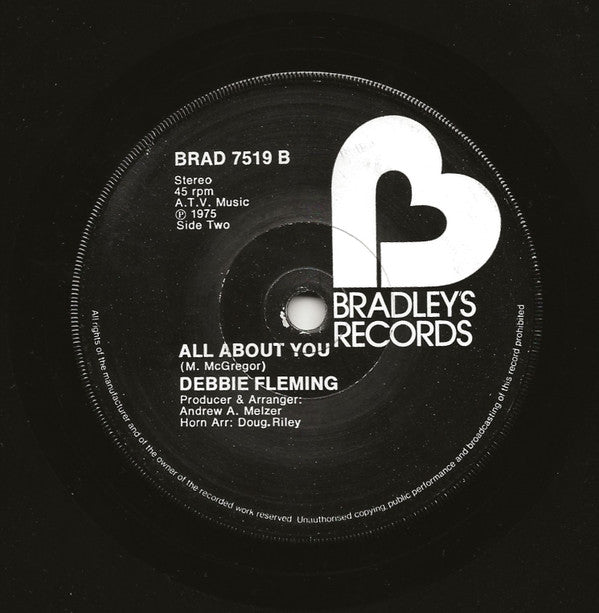 Debbie Fleming : Long Gone  (7", Single, Sol)