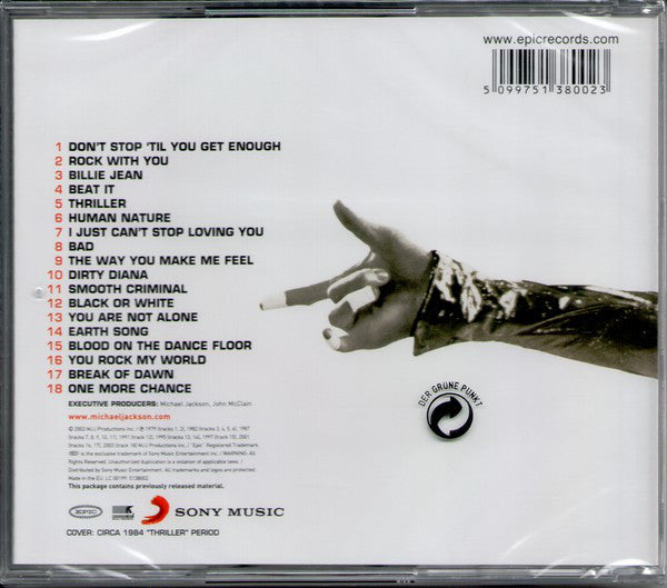 Michael Jackson : Number Ones (CD, Album, Comp, RE, Thr)