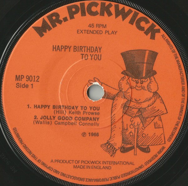 Various : Happy Birthday To You (7")
