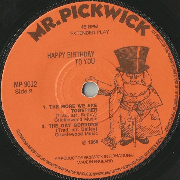 Various : Happy Birthday To You (7")