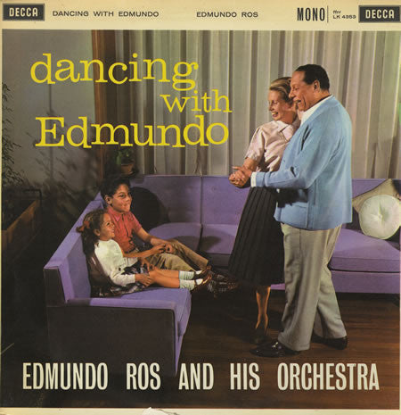 Edmundo Ros & His Orchestra : Dancing With Edmundo (LP, Album, Mono, Gat)