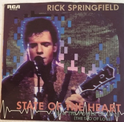 Rick Springfield : State Of The Heart (7", Single)