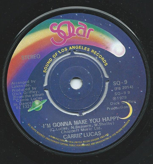Carrie Lucas : Keep Smilin' (7")