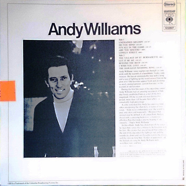 Andy Williams : Andy Williams (LP, Comp)