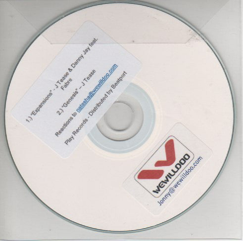 J Tease & Danny Jay (2) Feat. Fabre : Expansions (CDr, Single, Promo)