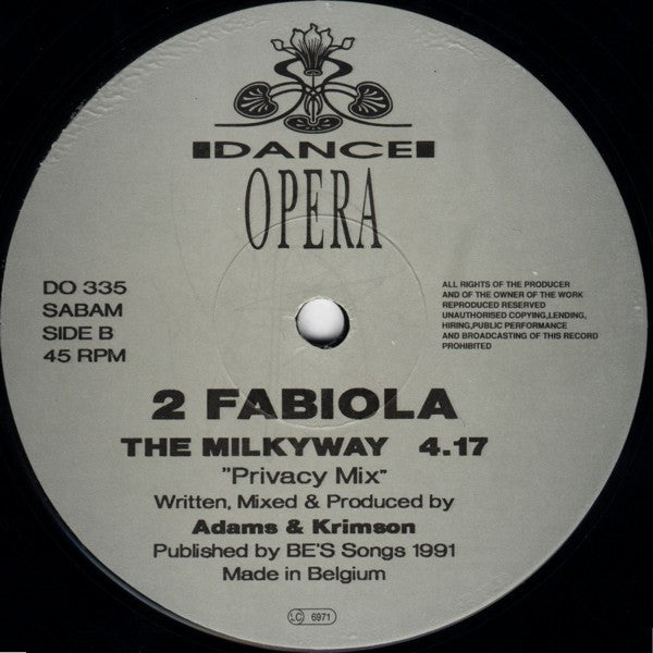 2 Fabiola : The Milkyway (12")