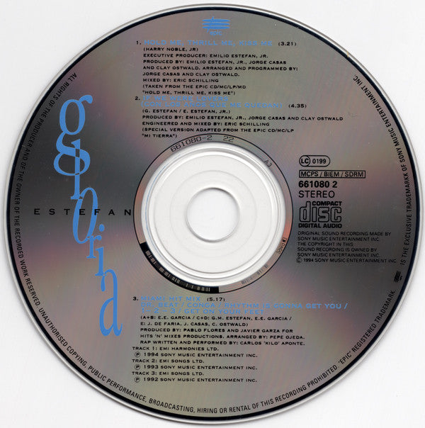 Gloria Estefan : Hold Me, Thrill Me, Kiss Me (CD, Single)
